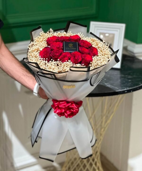 Forever Yours Roses & Ring-Inspired Bouquet for Proposals