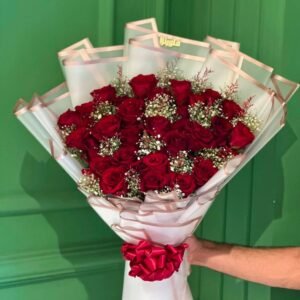 Scarlet Desire Rose Bouque